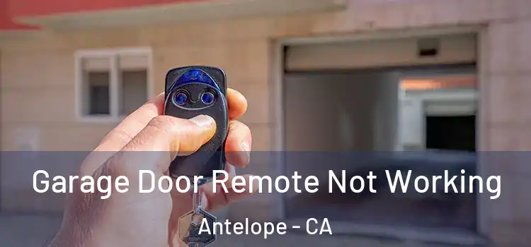  Garage Door Remote Not Working Antelope - CA